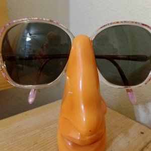 Vintage Blue ribbon for marchon Sunglasses BR-6 pink swirl